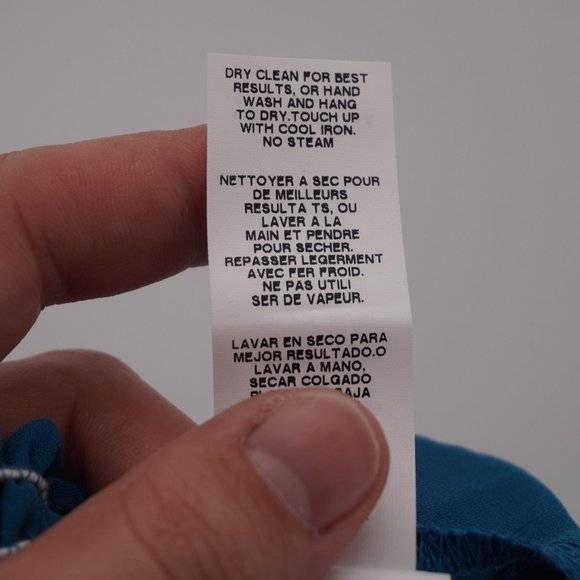 Karen Kane Teal Blouse - Picture 7 of 7